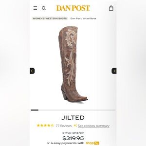 Dan Post Jilted Boot